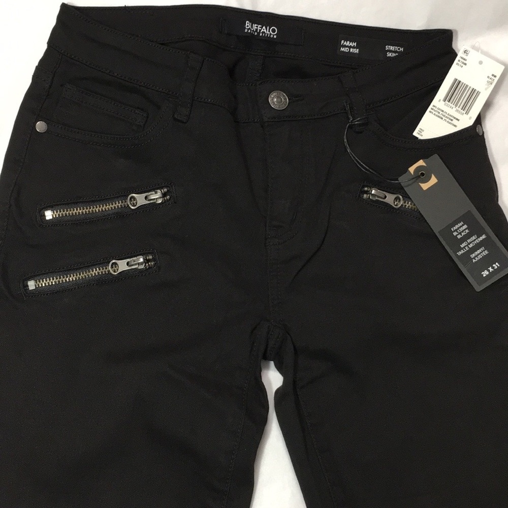 Buffalo David Bitton Black Denim Farah Jeans🎉🎉 - Picture 3 of 10